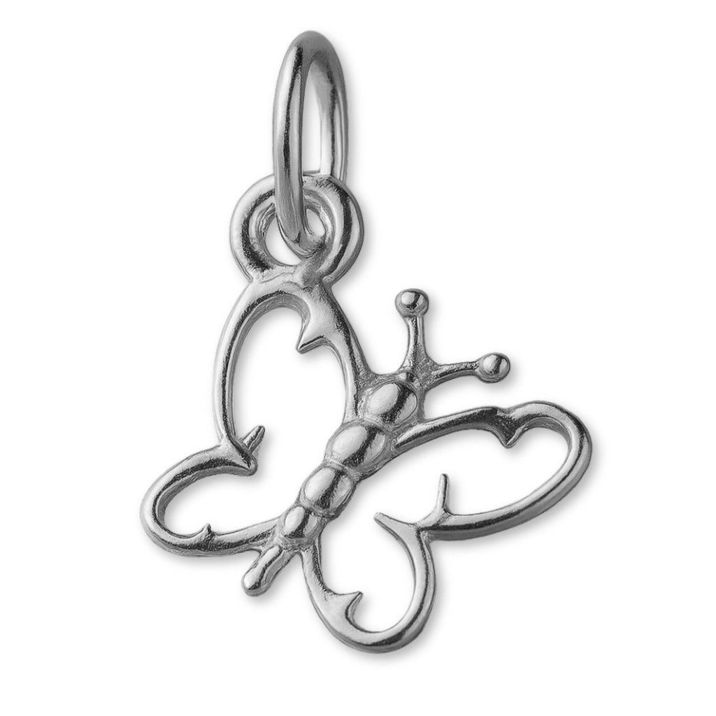 950 Platinum - Openwork Butterfly Charm
