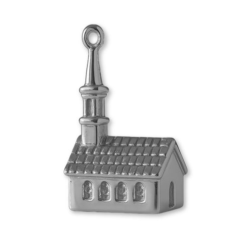 950 Platinum - Steeple Church Charm