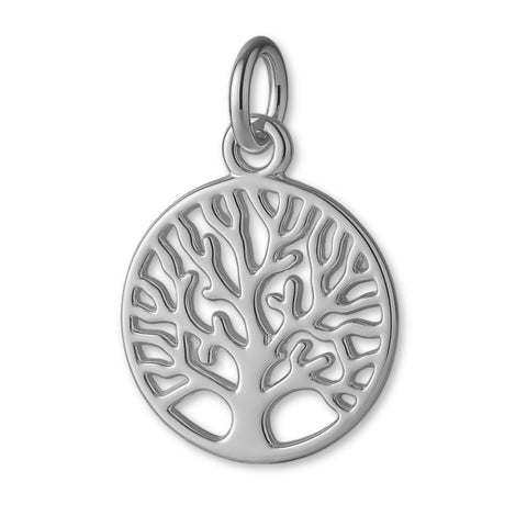 950 Platinum - Openwork Tree of Life Charm