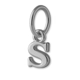 950 Platinum - Petite Letter Charm