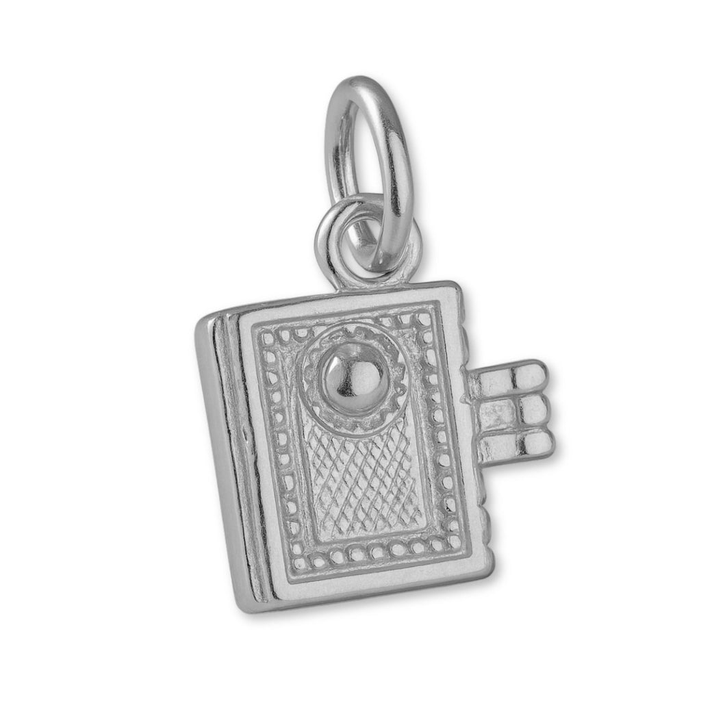 950 Platinum - Book Worm Charm