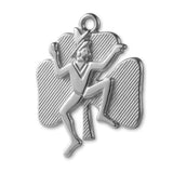 950 Platinum - Lucky Leprechaun Clover Charm