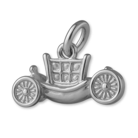 950 Platinum - Princess Carriage Charm