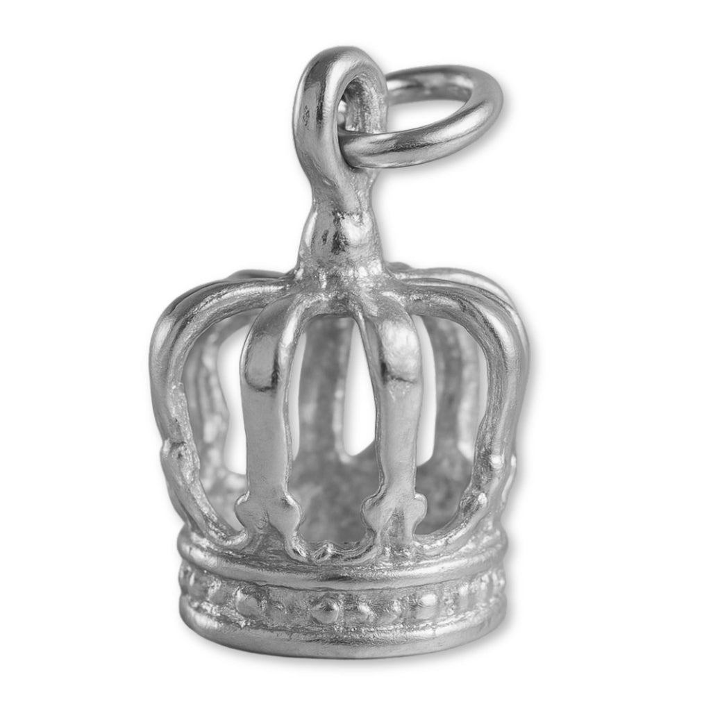 950 Platinum - Royal Crown Charm