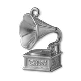 950 Platinum - Gramophone Record Player Charm