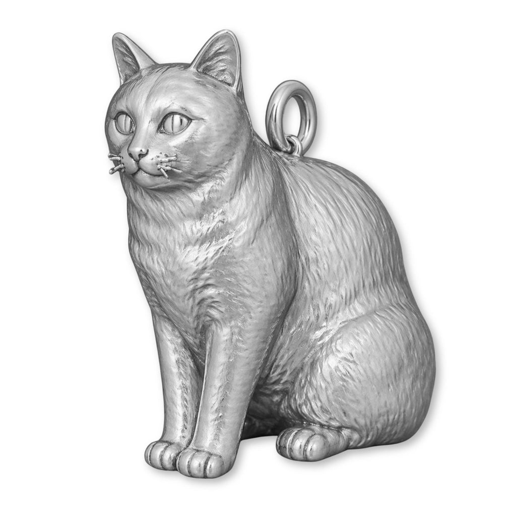 950 Platinum - American Shorthair Cat Charm