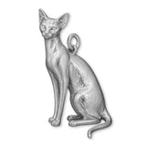 950 Platinum - Oriental Shorthair Cat Charm
