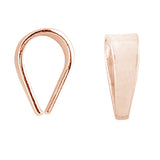 9ct Rose Gold - Pinch Bail