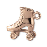 9ct Rose Gold - High-Top Roller Skate Charm