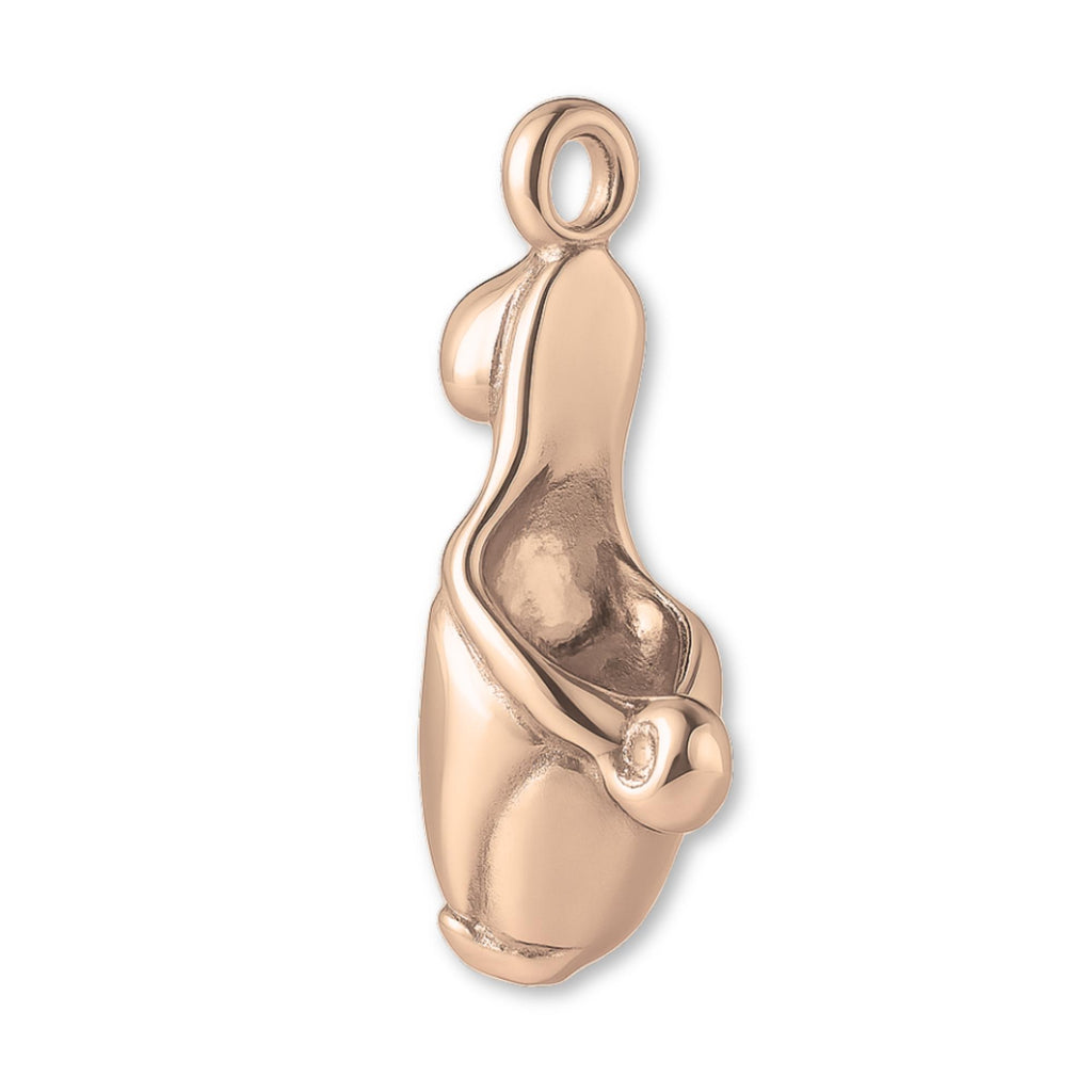9ct Rose Gold - Low Heel Charm