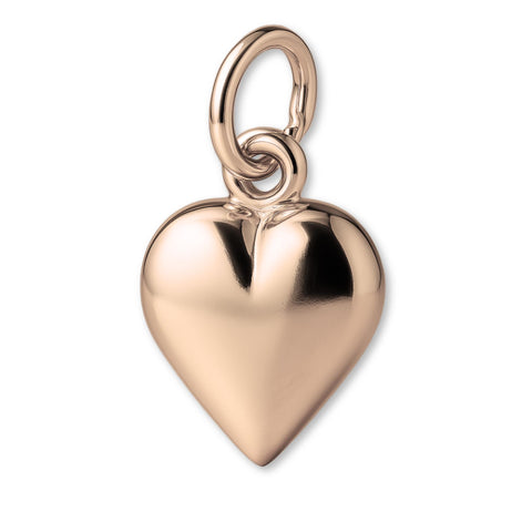 18ct Rose Gold - Minimalist Heart Charm