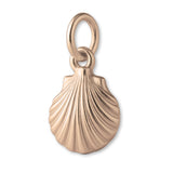 9ct Rose Gold - Clam Cockle Shell Charm