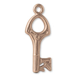 9ct Rose Gold - Openwork 21 House Key Charm