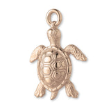 9ct Rose Gold - Tropical Sea Turtle Charm