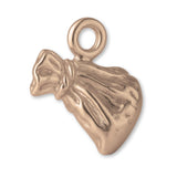 18ct Rose Gold - Coin Pouch Charm