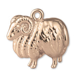 18ct Rose Gold - Skudde Ram Charm