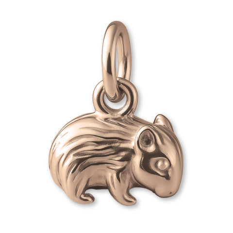 18ct Rose Gold - Australian Wombat Charm