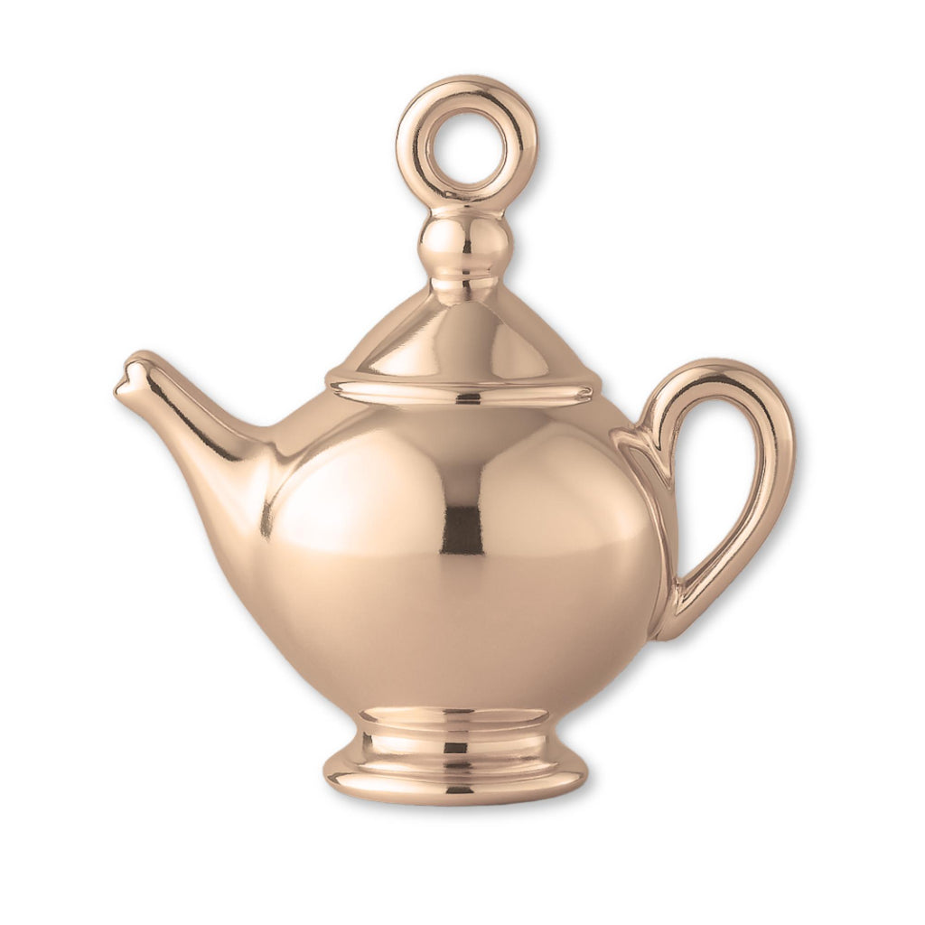 18ct Rose Gold - Classic Teapot Charm