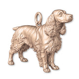18ct Rose Gold - English Springer Spaniel Dog Charm
