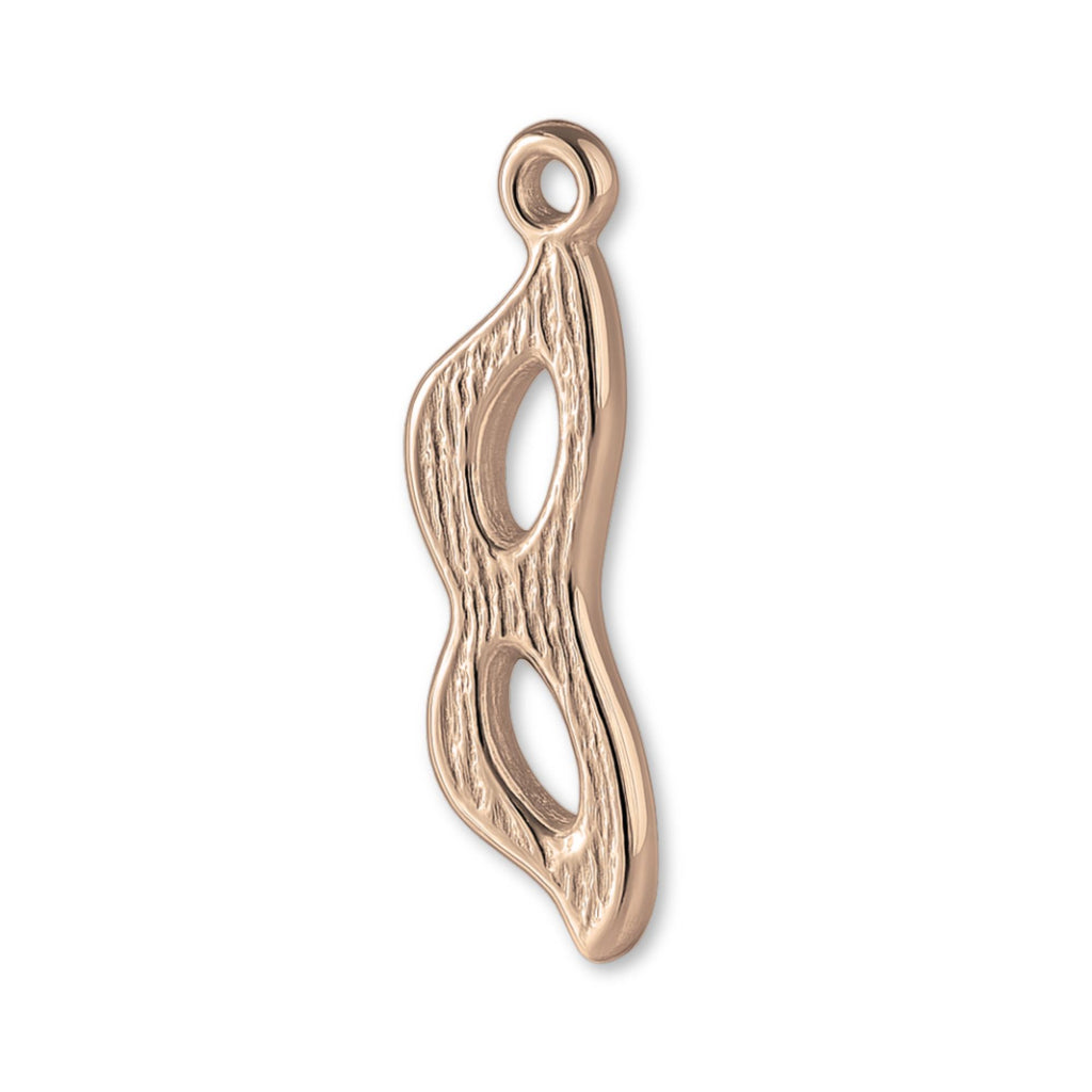 9ct Rose Gold - Masquerade Mask Charm