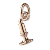 18ct Rose Gold - Vintage Candlestick Charm