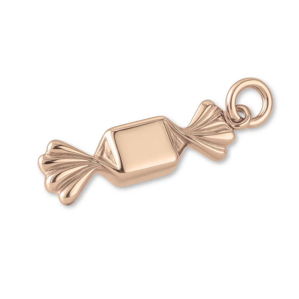 9ct Rose Gold - Wrapped Candy Charm