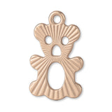 18ct Rose Gold - Openwork Teddy Bear Charm