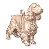18ct Rose Gold - Cocker Spaniel Dog Charm