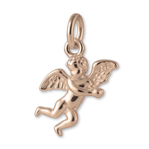 9ct Rose Gold - Minimalist Cherub Charm