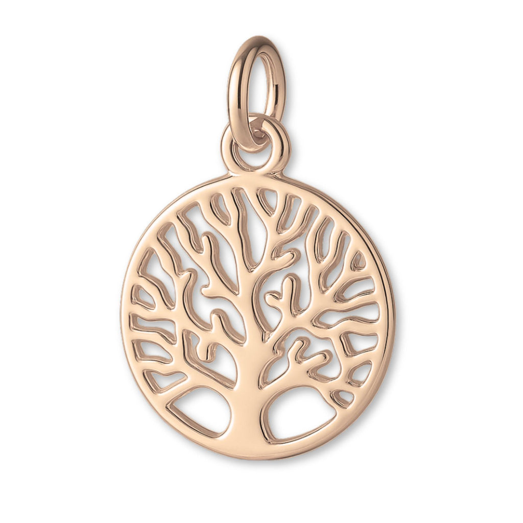 9ct Rose Gold - Openwork Tree of Life Charm