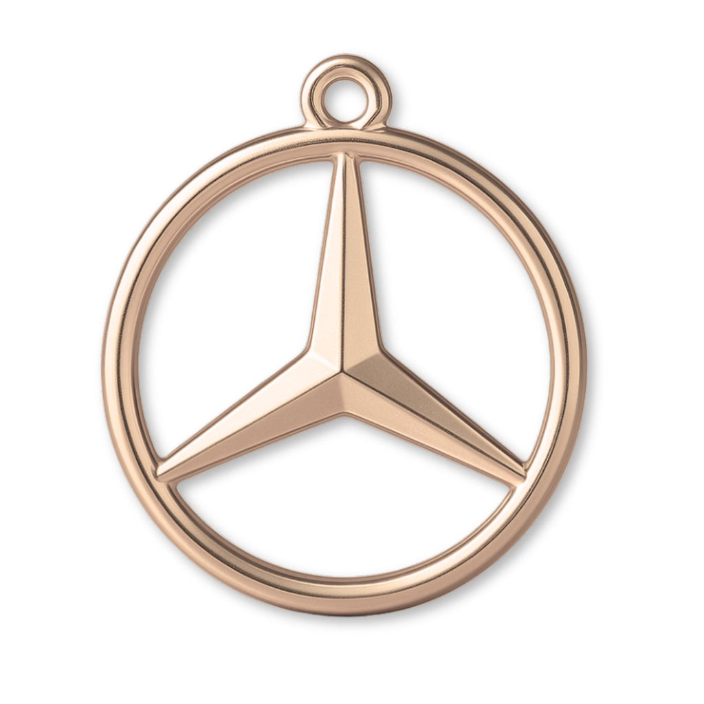 18ct Rose Gold - Mercedes Charm