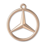 18ct Rose Gold - Mercedes Charm