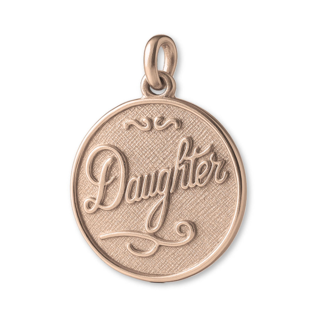 9ct Rose Gold - Daughter Amulet Charm
