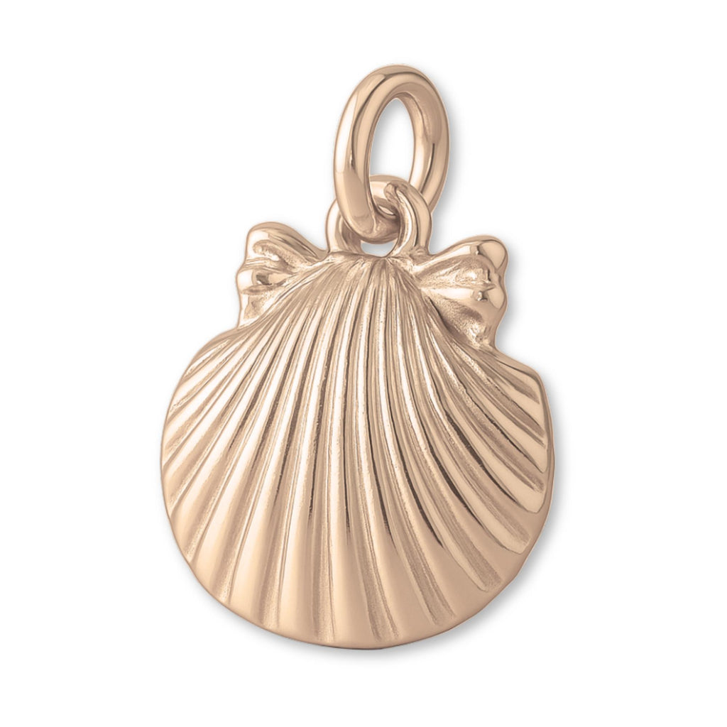 9ct Rose Gold - Cockle Beach Shell Charm