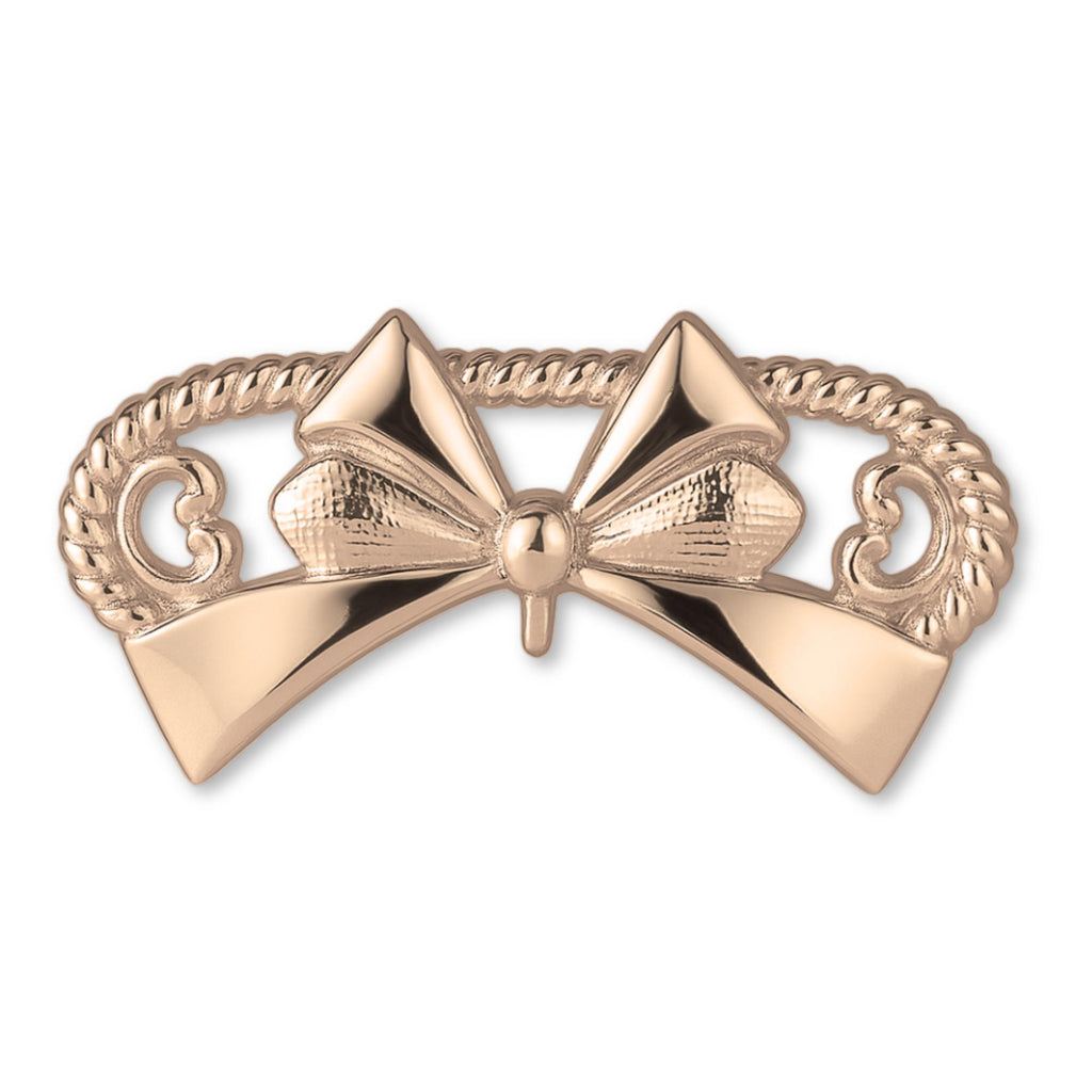 18ct Rose Gold - Ornate Bow Charm