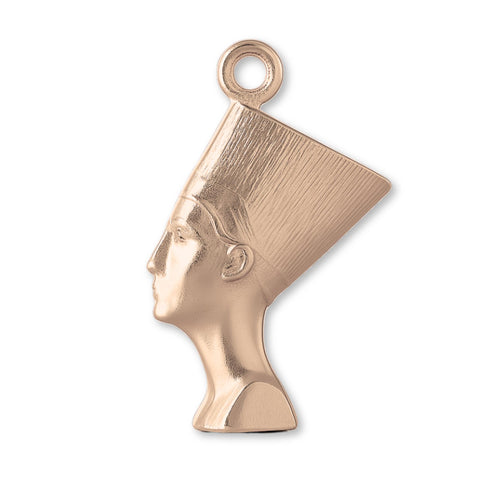 9ct Rose Gold - Egyptian Pharaoh Queen Charm