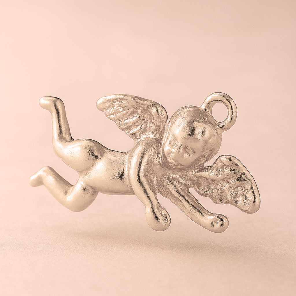 18ct Rose Gold - Baby Cherub Charm