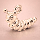 18ct Rose Gold - Garden Caterpillar Charm