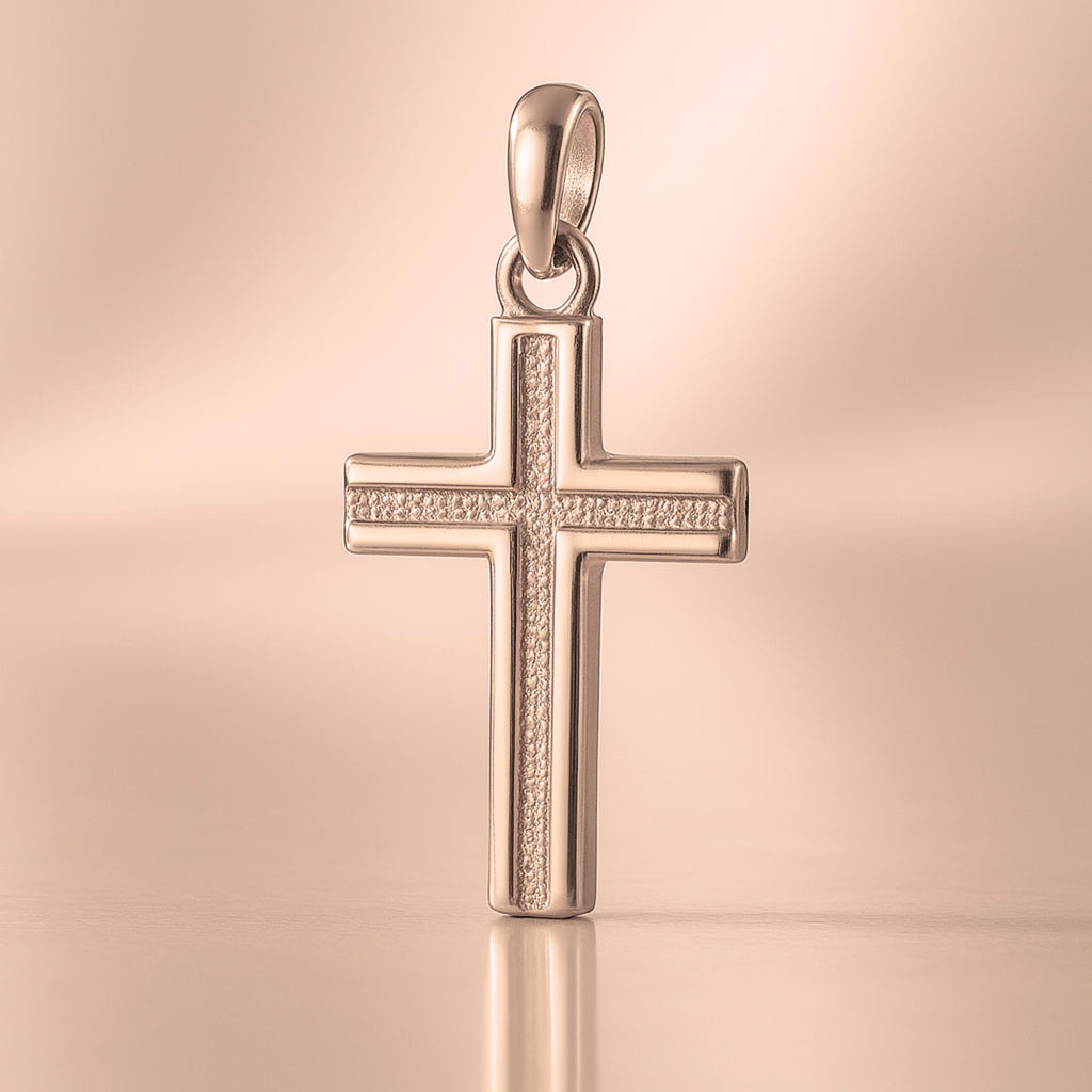 18ct Rose Gold - Heritage Crucifix Charm