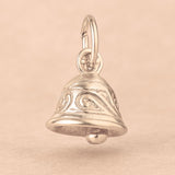 18ct Rose Gold - Ornate Mini Bell Charm