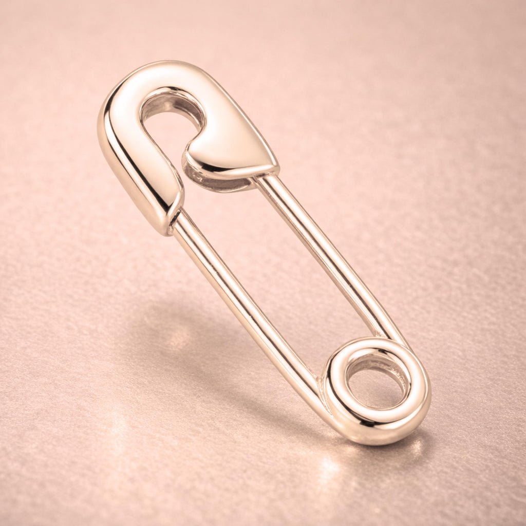18ct Rose Gold - Safety Pin Charm