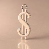 9ct Rose Gold - Dollar Sign Charm