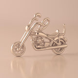 9ct Rose Gold - Cruiser Motorbike Charm
