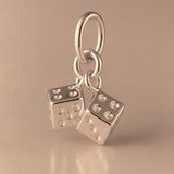 9ct Rose Gold - Twin Dice Charm