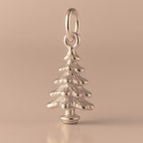 18ct Rose Gold - Pine Christmas Tree Charm