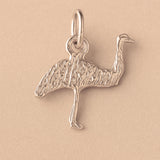 9ct Rose Gold - Emu Silhouette Charm