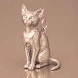 18ct Rose Gold - Lykoi Cat Charm