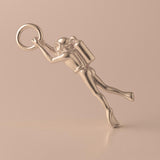 18ct Rose Gold - Classic Scuba Diver Charm