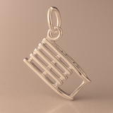 9ct Rose Gold - Christmas Snow Sled Charm