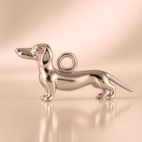 9ct Rose Gold - Classic Dachshund Dog Charm
